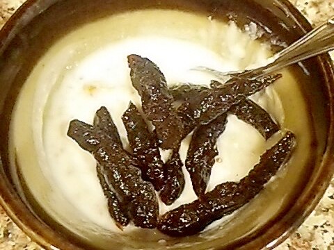 スイカとバナナのチアヨーグルト